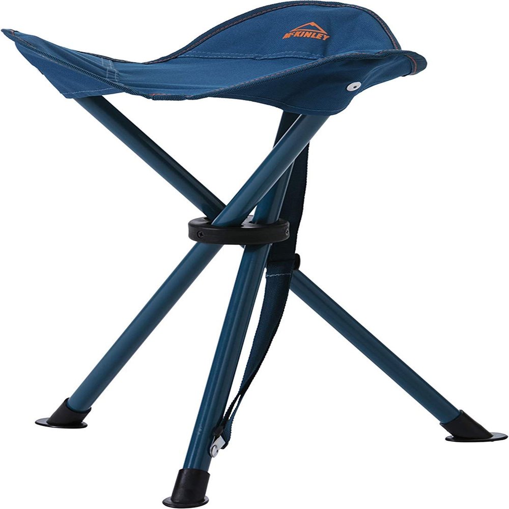 McKINLEY Camp Tri Stool Dark Blue/Blue/Orange One Size