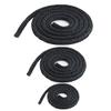 Round Stove and Fireplace Door Seal Cord, Heat-Resistant, 16 mm, 2 m, Dark Gray/Anthracite view 1