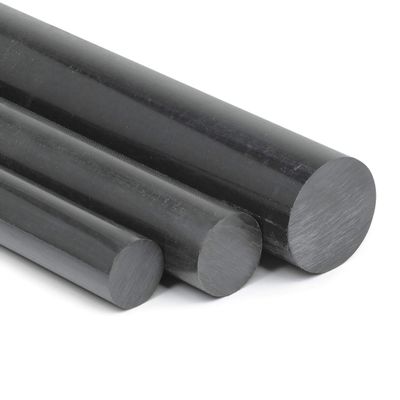Black POM Round Rod, 25 mm Diameter, 1400 mm Length