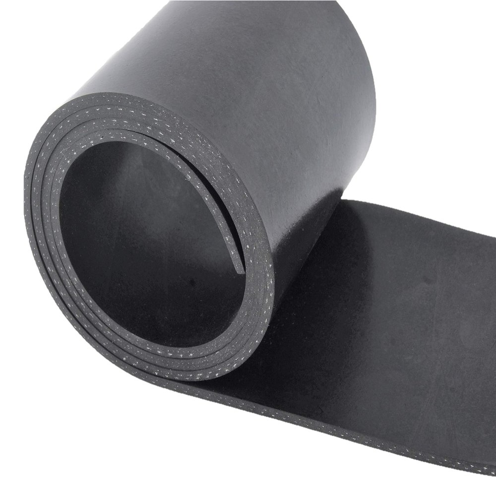 Rubber Strip with Fabric Insert, 2000 x 200 x 8 mm