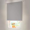 Blackout Roller Blind, Gray, 195 x 180 cm, Chain-Operated, with Universal Brackets view 1