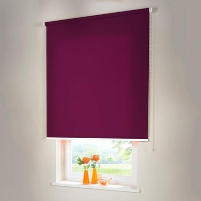 Vario Chain Roller Blind, Light-Blocking, 160 x 190 cm, Purple