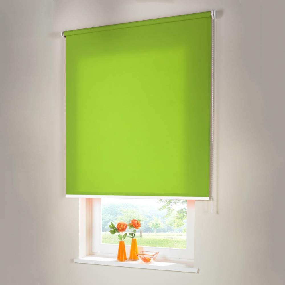 Sun Protection-HH Chain-Operated Roller Blind, 90 x 150 cm, Limone