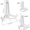 iGadgitz Home U7009 Folding Decorative Plate Stand, Large, Clear, 1-Pack view 2