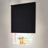 Sun Protection HH Side-Pull Blackout Roller Shade, 25 x 240 cm, Black view 1