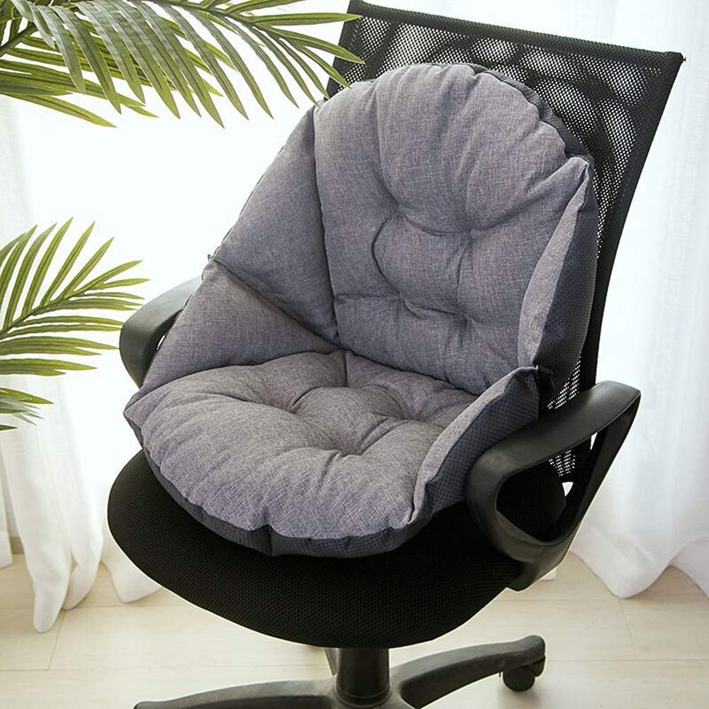 KongEU Soft Premium Seat Cushion, Indoor/Outdoor Chair Cushion, 40 x 48 cm, Gray