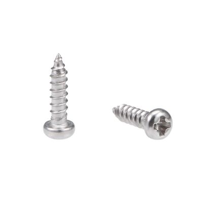 Sourcing Map 50-Piece 316 Stainless Steel Self-Tapping Screws, Phillips Flat Head, 2 x 8 mm