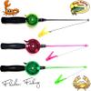 Mega Fishing Kids Crab Fishing Rod, 40 cm – Beach & Vacation Rod – Black/Green/Pink (Pink) view 3