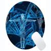 Custom Anatomy Skull Brain Gaming Round Mouse Pad view 1