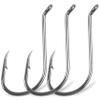 SILANON 120-Piece Circle Fishing Hook Set, Carbon Steel, Size 4 view 1