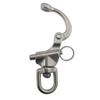 keehui 4 x 1/2 in Swivel Snap Shackles, Quick-Release Bail, 316 Stainless Steel for Sailboats view 3