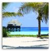Feeby Africa Zanzibar Blue Canvas Wall Art, 40 x 40 cm view 2
