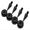 PrecisionGeek M8 Speaker Spikes & Pads | 4 Spikes + 4 Pads | 10 x 20 mm / 20 x 8 mm | Black view 1