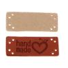 B Baosity 20-Piece PU Leather Labels, Sew-On Patches - 003 view 4