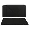 75 Black Blank Folded Cards with Envelopes, DIN A6/C6 view 1