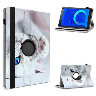 Tablet Case Compatible with Alcatel 3T 10, 360° Rotating, 10.0-Inch