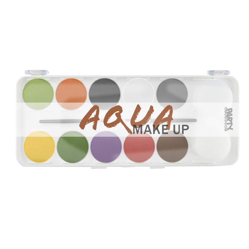 PARTY DISCOUNT Halloween Makeup Palette, 10 Colors