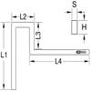 Flange Square, 800 mm view 2