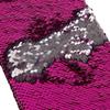 Compagno Sequin Notebook, Reversible Design, for School, Festivals & Disco, Pink/Silver view 2