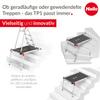 Hailo L80 ComfortLine Set with TP1 Stair Platform, 4 XXL Steps, up to 150 kg view 3