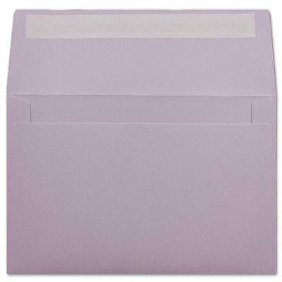 150 DIN Lang Lilac Envelopes, 11 x 22 cm, 120 gsm, Self-Adhesive