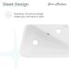 Swiss Madison Well Made Forever Plaisir SM-WS312 Wall-Mount Sink, Glossy White view 3