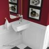 Swiss Madison Well Made Forever Plaisir SM-WS312 Wall-Mount Sink, Glossy White view 4