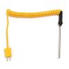 ExcLent K-Type Thermocouple Stainless Steel Probe Temperature Sensor, 100/300/500 mm, Optional 100 cm view 2