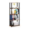 Furinno Turn-S-Tube 5-Tier Storage Shelf, Cherry view 1