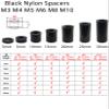 Black Nylon Plastic Spacers, 12-Pack (M8/8 mm, 20 mm) view 2