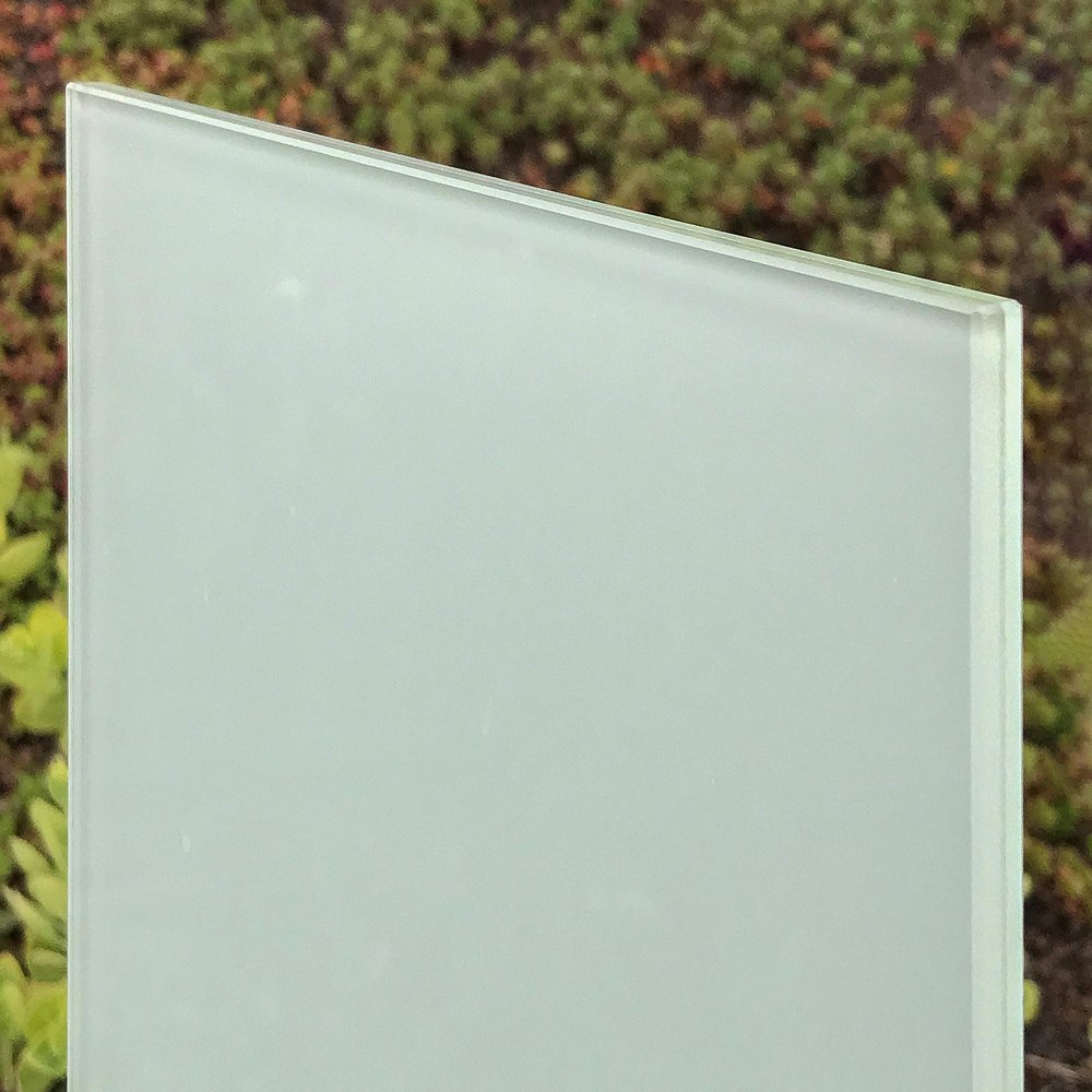 BE GLASS Matte White Laminated Safety Glass, 8.76 mm