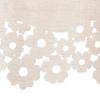 SIMPVALE Cotton/Linen Floral Curtain, Beige, Width 90 cm/Height 30 cm view 3