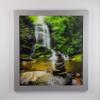 myposterframe Juno Picture Frame, 68 × 91 cm, Matte Silver, White Backing, 1 mm Clear Acrylic Glazing view 3