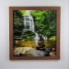 myposterframe Special Picture Frame, 71 x 86 cm, Image Size 86 x 71 cm, Juno, Dark Walnut, White Backing, Clear 1 mm Acrylic Glazing view 3
