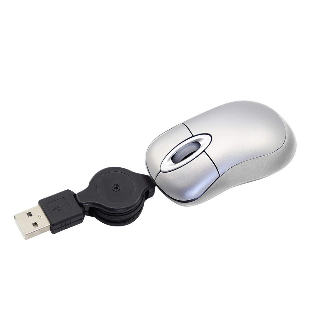 STAR-LINK Mini USB Wired Retractable Optical Mouse