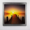 myposterframe Juno Picture Frame, 61 x 96 cm, Wiped Gray, White Backing, 1 mm Clear Acrylic Glazing view 2