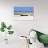 Feeby Landscape Wall Decor Canvas Print, Beach Lake Blue, 60 x 40 cm view 3