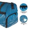 FANTAZIO Fancy City Night Sport Duffle Bag with Adjustable Strap view 3