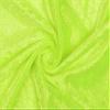 Panne Velvet Fabric by the Meter for Décor, Crafts and Clothing, 0.5 m, 147 cm Wide, Velvet-Like Surface (Neon Yellow) view 1