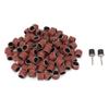 100-Piece 12 mm Sanding Flap Wheel Set with Mandrels view 1