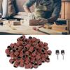 100-Piece 12 mm Sanding Flap Wheel Set with Mandrels view 2