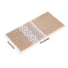 Rustic Jute Cutlery Pouches Set, 10-Piece view 2