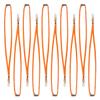 CKB LTD Premium Lanyards with Breakaway and Swivel Metal Clip, Orange, 50-Pack view 3