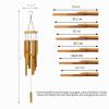 MUMTOP Bamboo Wind Chime, Outdoor Wooden Wind Chime with an Amazing Deep Tone for Garden, Patio, Home, or Outdoor Decor view 3