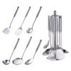 7-Piece Stainless Steel Cooking Utensil Set with Holder view 1