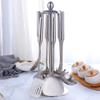 7-Piece Stainless Steel Cooking Utensil Set with Holder view 3