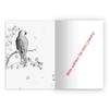 Kartenkaufrausch 2 Elegant Vintage-Style Parrots on Flowering Branches, DIN A4 School Notebooks, 5 mm Grid, Brown, Layout 28, 16 Sheets/32 Pages view 2