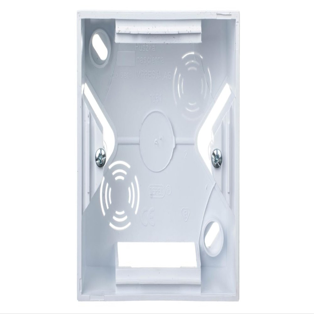 ospel IMPRESIE Surface-Mount Box, Single, White, PNP-1Y/00 5907577441739
