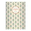 Personalized Vintage A4 Notebook, Beige 7 mm Graph Paper, Floral Paisley, 16 Sheets/32 Pages view 1