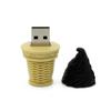 16GB Ice Cream-Shaped USB 2.0 Flash Drive, Black view 3